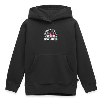 Bingo Mit Meinen Gnomies Lustiges Bingo - Kinder Premium Organic Hoodie - Schwarz - Vorne - AI Model Kid Male (0cm)