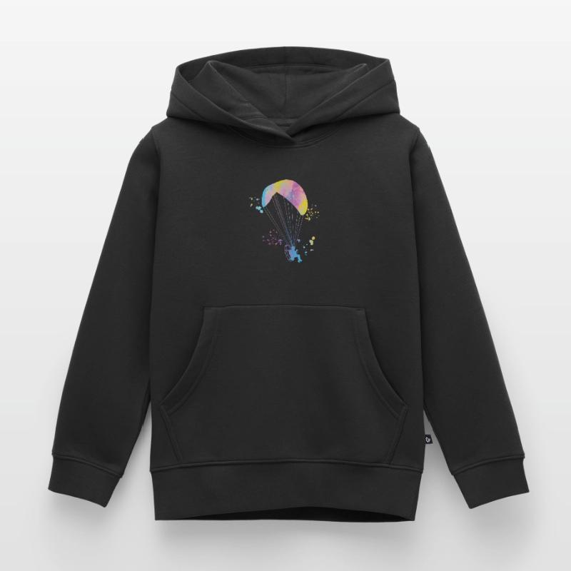 Motorized Paragliding PPG Paramotoring Kids Premium Organic Hoodie