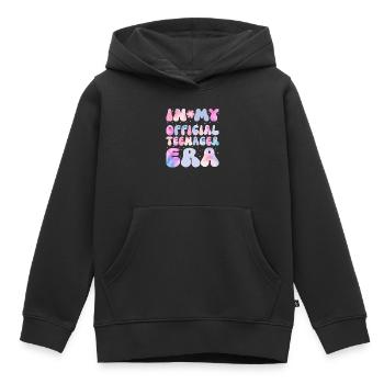 13ème anniversaire fille idée cadeau ado - Sweat Premium à capuche enfant bio - noir - Devant - AI Model Kid Male (0cm)