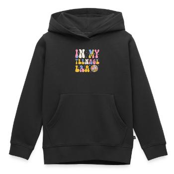 13ème anniversaire fille idée cadeau ado - Sweat Premium à capuche enfant bio - noir - Devant - AI Model Kid Male (0cm)