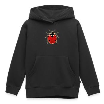 Ladybug Ladybug Insects Colorful Cute Ladybugs - Kids Premium Organic Hoodie - black - Front - AI Model Kid Male (0cm)