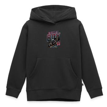 Motocross 11th Birthday - Kids Premium Organic Hoodie - black - Front - AI Model Kid Male (0cm)