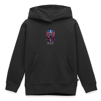 Je danse pour prendre soin de soi Danse de motivation - Sweat Premium à capuche enfant bio - noir - Devant - AI Model Kid Male (0cm)