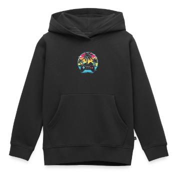 Videospiele Vaporwave - Kinder Premium Organic Hoodie - Schwarz - Vorne - AI Model Kid Male (0cm)