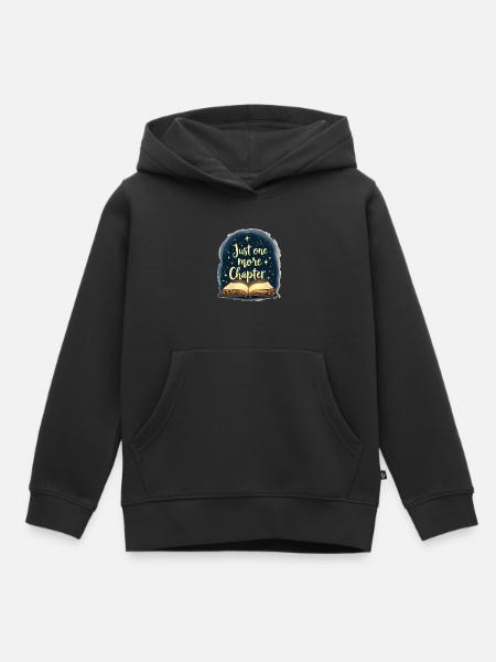 JUSTE UN CHAPITRE DE PLUS - Sweat Premium à capuche enfant bio - noir