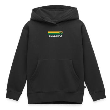 Jamaica Jamaica Rasta Raggea Rastafari Flag - Kids Premium Organic Hoodie - black - Front - AI Model Kid Male (0cm)