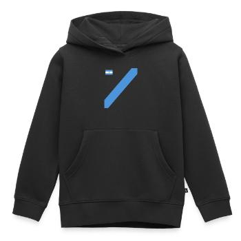 Argentine Cadeau Argentine Drapeau argentin - Sweat Premium à capuche enfant bio - noir - Devant - AI Model Kid Male (0cm)