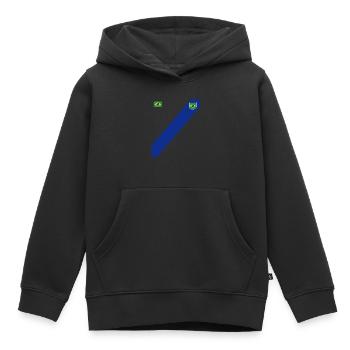 Brésil Brésil Maillot brésilien Rio de Janeiro - Sweat Premium à capuche enfant bio - noir - Devant - AI Model Kid Male (0cm)