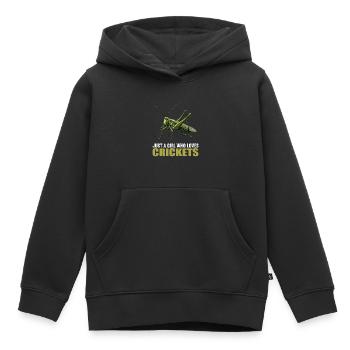 Grillen Grille - Kinder Premium Organic Hoodie - Schwarz - Vorne - AI Model Kid Male (0cm)