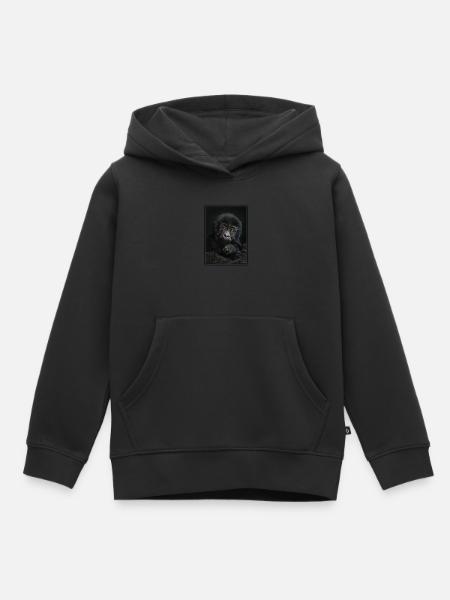 Gorillas Gorilla - Kinder Premium Organic Hoodie - Schwarz