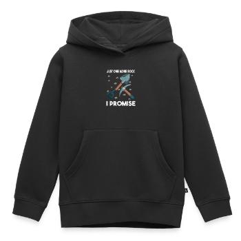 Juste une pierre de plus que je promets : le choix parfait pour - Sweat Premium à capuche enfant bio - noir - Devant - AI Model Kid Male (0cm)