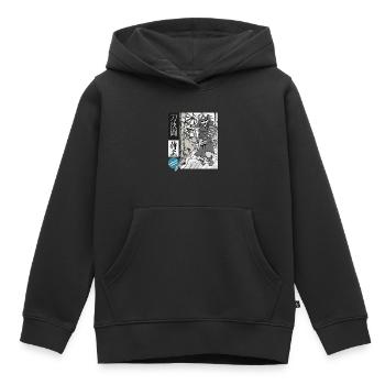 Samurai katana meisterhafter Schwertkämpfer - Kinder Premium Organic Hoodie - Schwarz - Vorne - AI Model Kid Male (0cm)