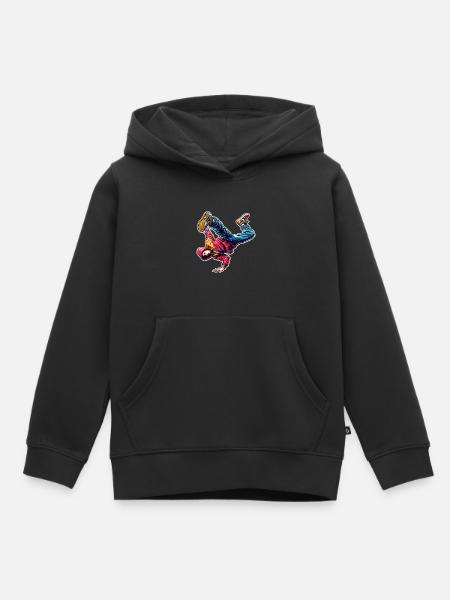 Breakdance - Kinder Premium Organic Hoodie - Schwarz