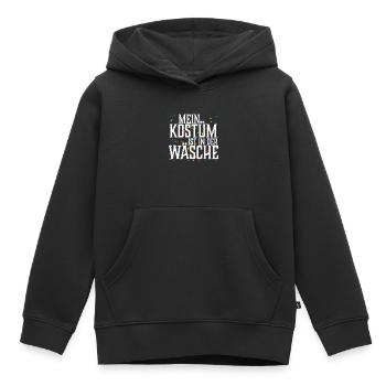Mein Kostüm Ist In Der Wäsche - Kinder Premium Organic Hoodie - Schwarz - Vorne - AI Model Kid Male (0cm)