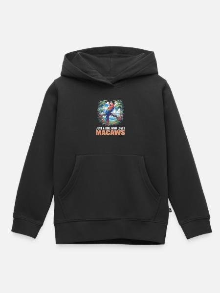 Aras Ara - Kinder Premium Organic Hoodie - Schwarz