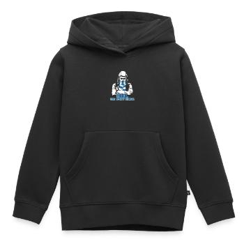 Kiel und sonst nichts - Kinder Premium Organic Hoodie - Schwarz - Vorne - AI Model Kid Male (0cm)