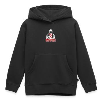 Nürnberg und sonst nichts - Kinder Premium Organic Hoodie - Schwarz - Vorne - AI Model Kid Male (0cm)
