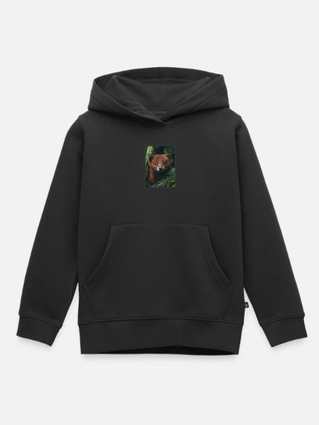 Nerze Nerz - Kinder Premium Organic Hoodie - Schwarz