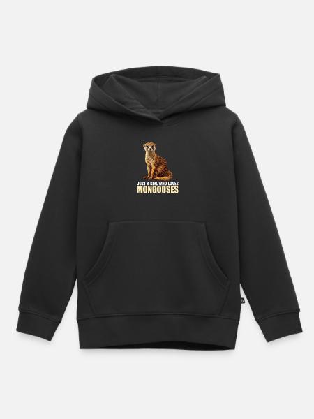 Mungos Mungo - Kinder Premium Organic Hoodie - Schwarz