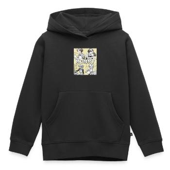 FRAU HAUSARBEIT MUMMY - Kinder Premium Organic Hoodie - Schwarz - Vorne - AI Model Kid Male (0cm)