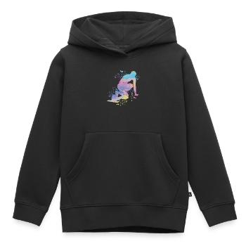 Sprinter Colorsplash Sprintender Sprint - Kinder Premium Organic Hoodie - Schwarz - Vorne - AI Model Kid Male (0cm)