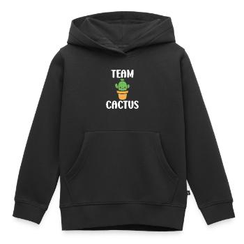 Kaktus - Kinder Premium Organic Hoodie - Schwarz - Vorne - AI Model Kid Male (0cm)