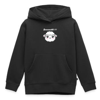 Schaf - Kinder Premium Organic Hoodie - Schwarz - Vorne - AI Model Kid Male (0cm)