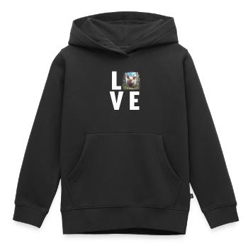 Schweine Schwein - Kinder Premium Organic Hoodie - Schwarz - Vorne - AI Model Kid Male (0cm)
