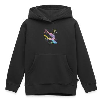Turner Boden Kunstturnen - Kinder Premium Organic Hoodie - Schwarz - Vorne - AI Model Kid Male (0cm)