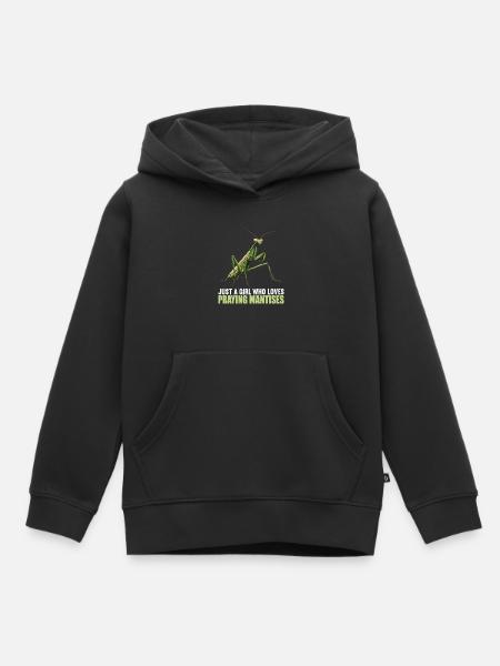 Gottesanbeterinnenen Gottesanbeterin - Kinder Premium Organic Hoodie - Schwarz
