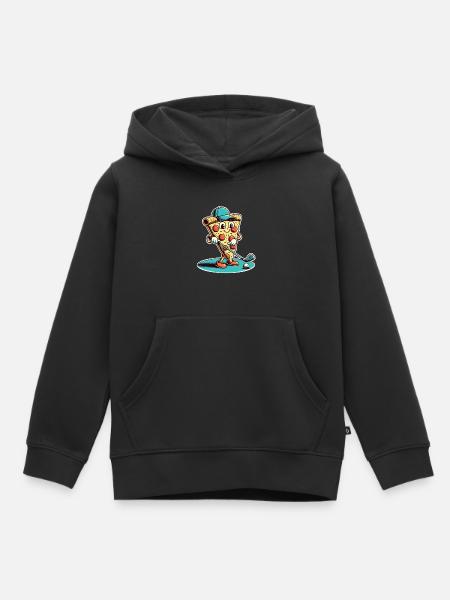 Golf Pizza - Kinder Premium Organic Hoodie - Schwarz