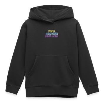Today Is Another Fresh Start - Kids Premium Organic Hoodie - black - Front - AI Model Kid Male (0cm)