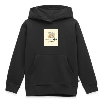 Prendre soin de soi n’est pas égoïste - Sweat Premium à capuche enfant bio - noir - Devant - AI Model Kid Male (0cm)