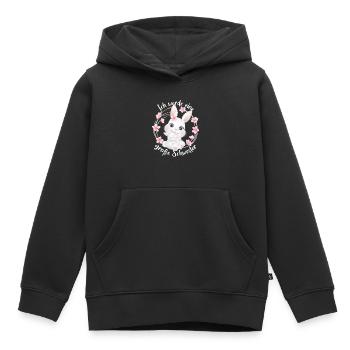 Nachwuchs Verkünden Ich Werde Große Schwester 2027 - Kinder Premium Organic Hoodie - Schwarz - Vorne - AI Model Kid Male (0cm)