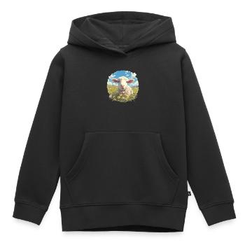 Schafe Schaf - Kinder Premium Organic Hoodie - Schwarz - Vorne - AI Model Kid Male (0cm)