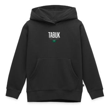 Tabuk Saudi-Arabien - Kinder Premium Organic Hoodie - Schwarz - Vorne - AI Model Kid Male (0cm)