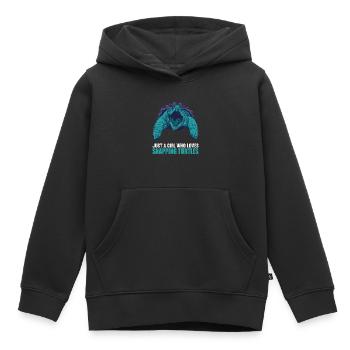 Snapping Turtles Snapping Turtle - Kids Premium Organic Hoodie - black - Front - AI Model Kid Male (0cm)