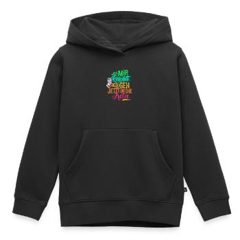 Kita Kindergarten - Kinder Premium Organic Hoodie - Schwarz - Vorne - AI Model Kid Male (0cm)