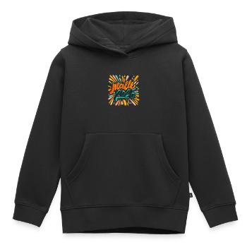 Tourisme Malle 2025 Majorque - Sweat Premium à capuche enfant bio - noir - Devant - AI Model Kid Male (0cm)
