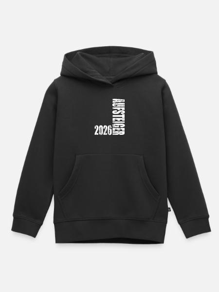 Promotion 2026 Promotion Maillot Promotion 26 - Sweat Premium à capuche enfant bio - noir