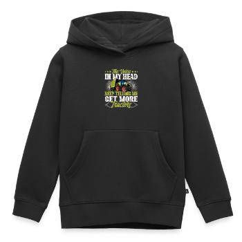 Landwirt - Kinder Premium Organic Hoodie - Schwarz - Vorne - AI Model Kid Male (0cm)