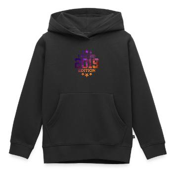 LIMITED EDITION 2019 7TH BIRTHDAY - Kids Premium Organic Hoodie - black - Front - AI Model Kid Male (0cm)