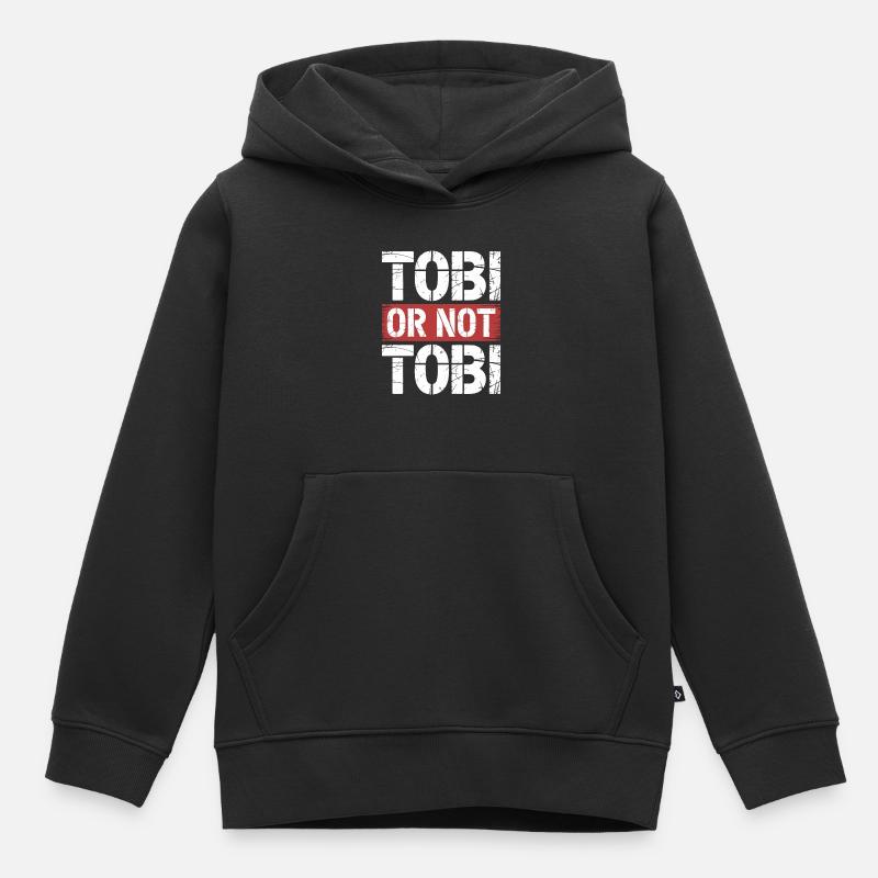 Tobi oder nicht Tobi - Kinder Premium Organic Hoodie - Schwarz