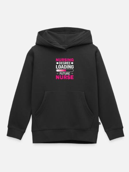 Krankenschwester Ausbildung - Kinder Premium Organic Hoodie - Schwarz