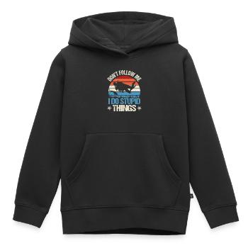 Taucher Tauchen - Kinder Premium Organic Hoodie - Schwarz - Vorne - AI Model Kid Male (0cm)