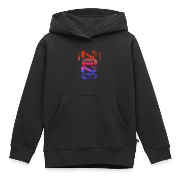 Enfant scolaire 2026 - Inscription scolaire - Première année - Sweat Premium à capuche enfant bio - noir - Devant - AI Model Kid Male (0cm)