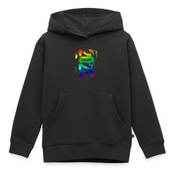 Enfant scolaire 2026 - Inscription scolaire - Première année - Sweat Premium à capuche enfant bio - noir - Devant - AI Model Kid Male (0cm)