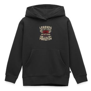 Februar 2001 Jubiläum Februar 2001 Februar - Kinder Premium Organic Hoodie - Schwarz - Vorne - AI Model Kid Male (0cm)