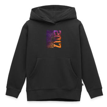 LIMITED EDITION 2017 BASKETBALL 9. GEBURTSTAG - Kinder Premium Organic Hoodie - Schwarz - Vorne - AI Model Kid Male (0cm)