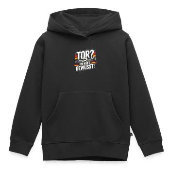 Goal? I knew it! Football Fan - Kids Premium Organic Hoodie - black - Front - AI Model Kid Male (0cm)